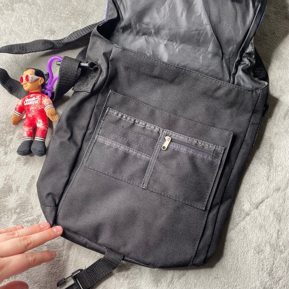 Vintage Y2K Charlie and the Chocolate Factory Promo Messenger Bag Oopah Loompa - Picture 4 of 10